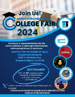 SPANISH College Fair Announcement